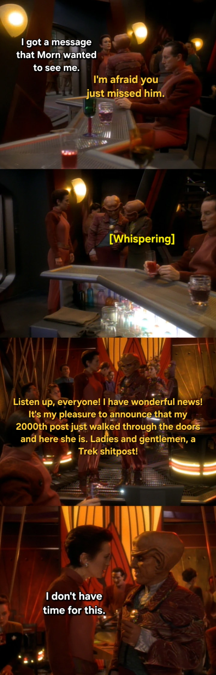 "I don't know. I never thought I'd get this far" - Plankton - Michael Scott - Me