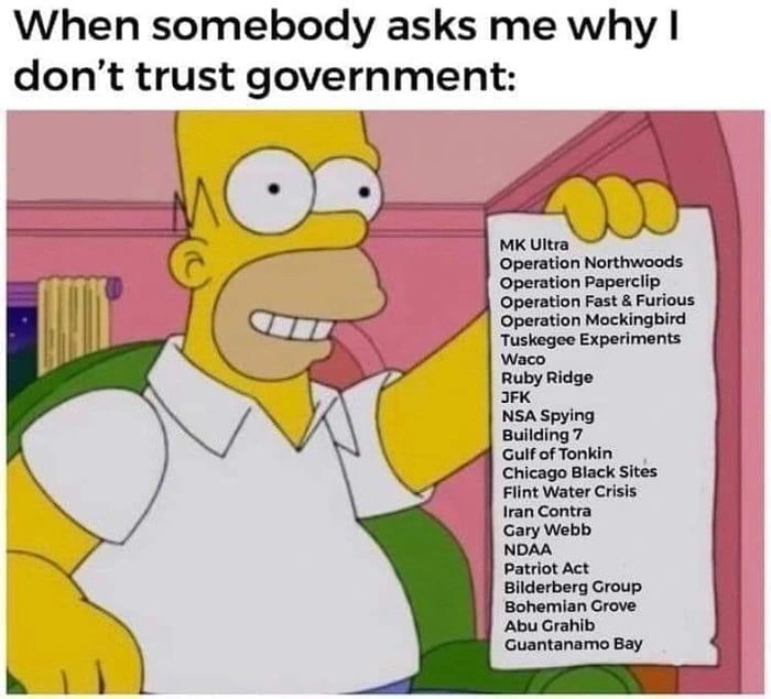 The list is realistically so much longer.