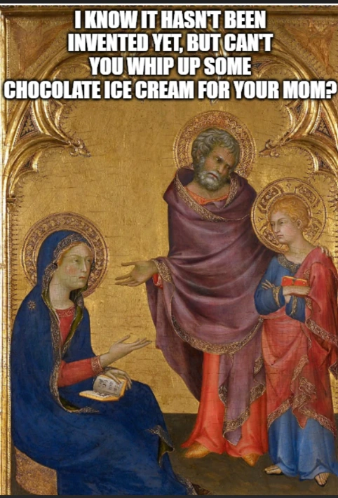 Jesus being stubborn again